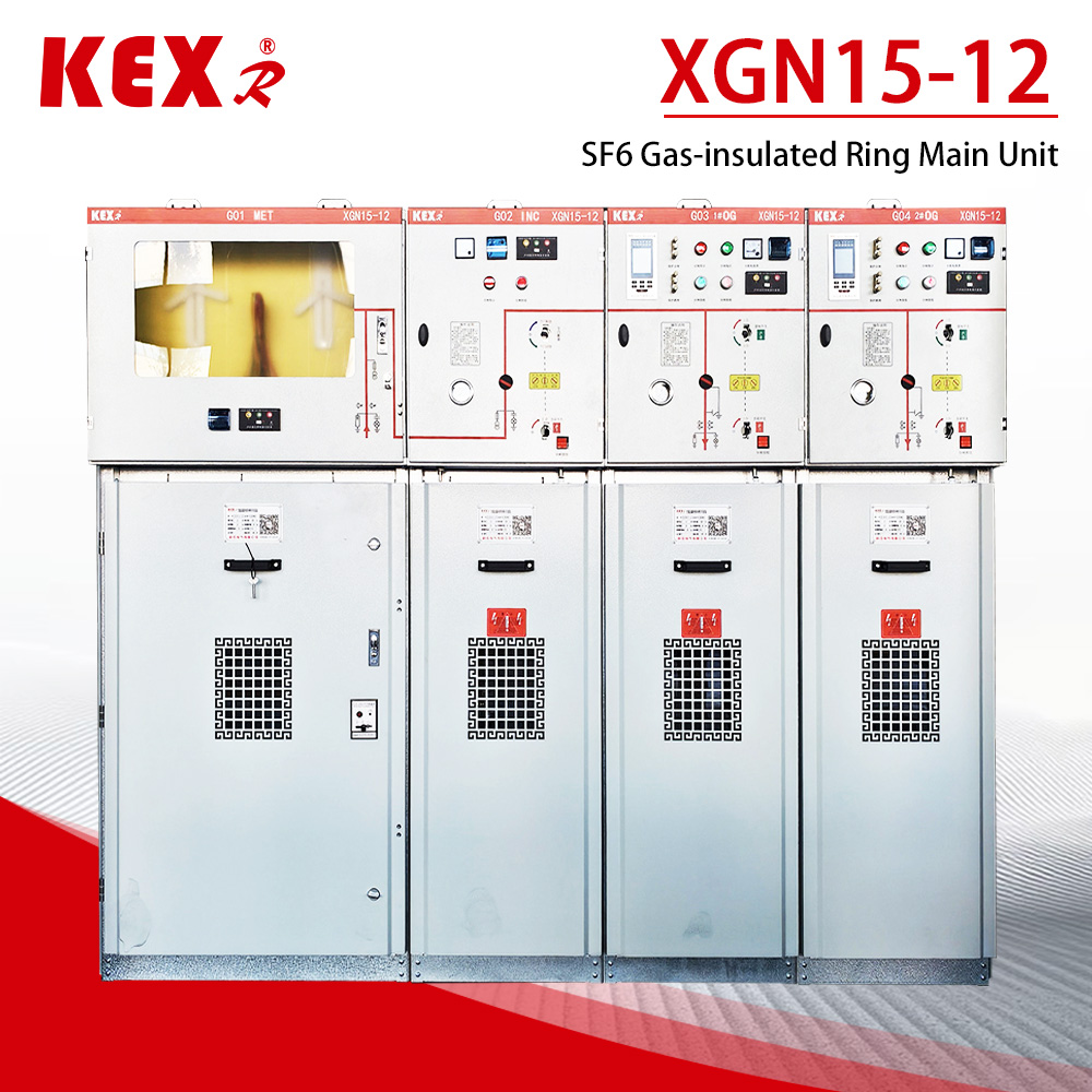 50 ຊຸດ XGN15-12 SF6 Ring Main Unit Cabinet ໃນການຜະລິດມະຫາຊົນ